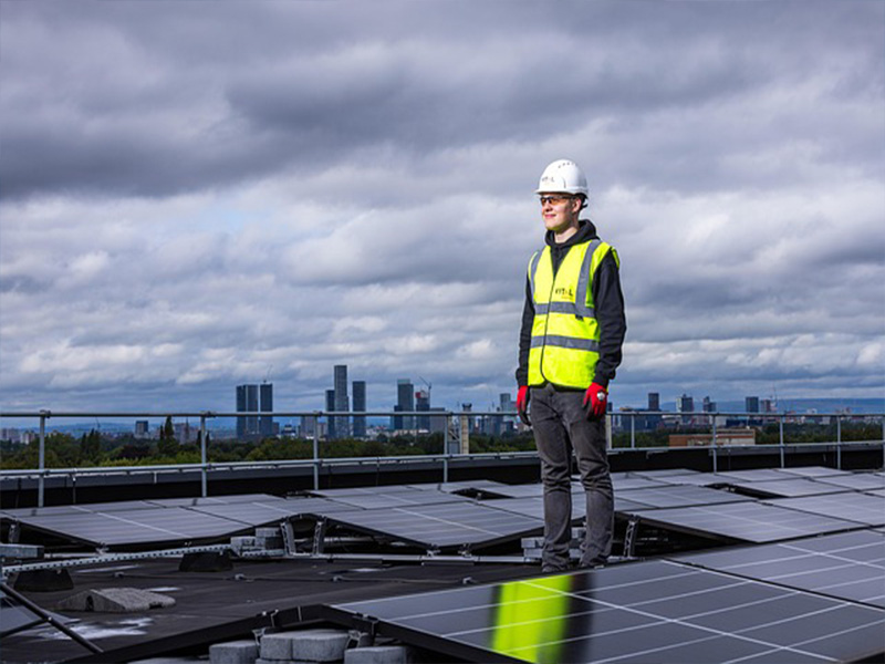 Home integrated solar energy storage