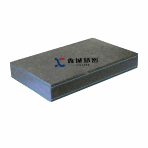 Flatness inspection for Grade A granite surface plate in our factory