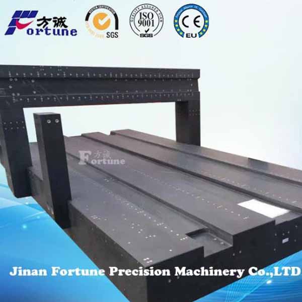 High Precision Black Granite Bridge precision DIN, JIS or GB grade 00 of for CMM, Drilling Milling Machines for PC Board