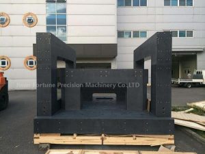 High precision granite machine base for drilling machine
