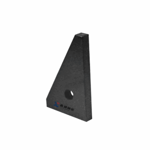 Precision Granite Triangular Square | Natural Stone 90° Inspection Ruler for CMM Calibration