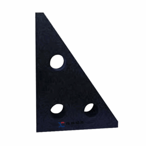 Precision Granite Triangular Square | Natural Stone 90° Inspection Ruler for CMM Calibration