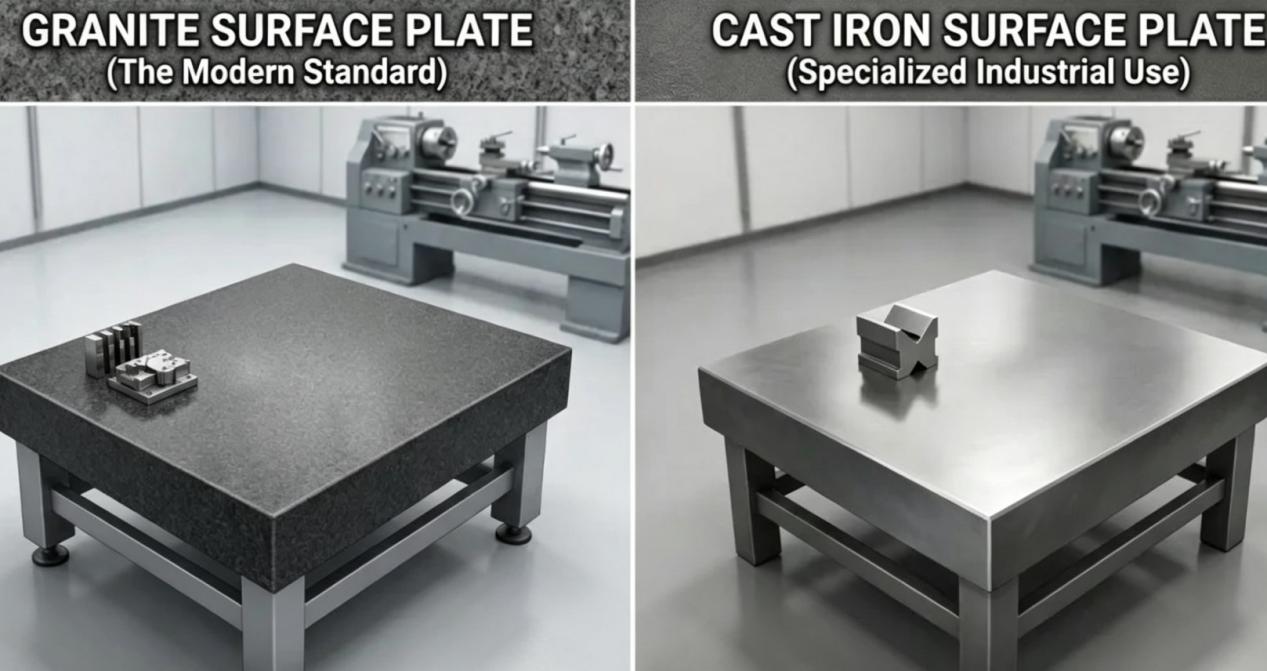 Granite vs. Cast Iron Bases & Surface Plates: Which Is Best