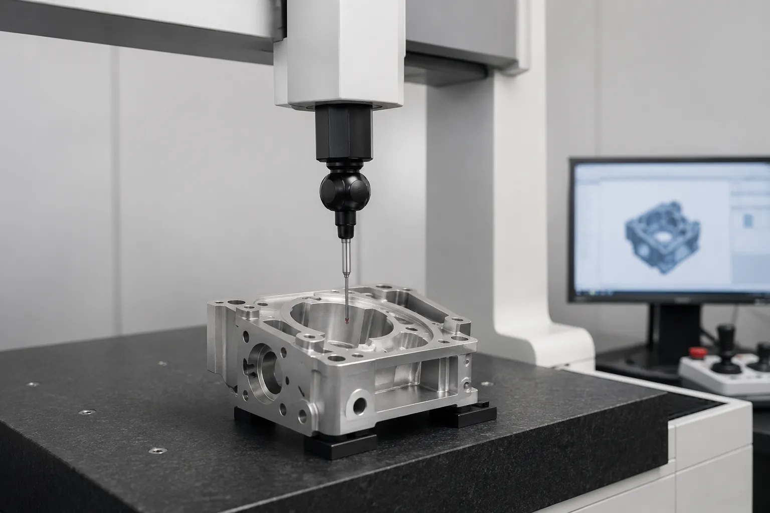 Precision granite machine base ensures stability, accuracy, and vibration control